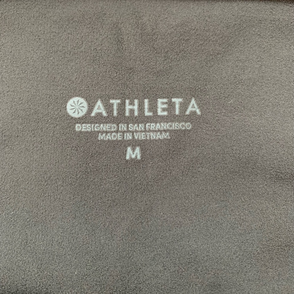 Athleta Salutation Modblock Leggings Gray And Pink - image 3